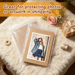 50 Pack 4X6 Corrugated Cardboard Sheets, Flat Cardboard Paper Inserts for Shippi