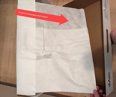 Apple iMac 27-inch EMPTY BOX ONLY w/pouch and Styrofoam Inserts (March 2022)