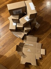 40 Corrugated Shipping Mailer Packing Boxes 7x3x3”