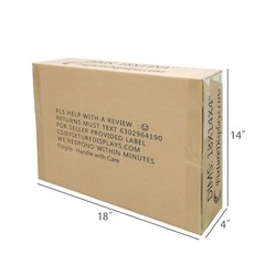 20PK 18X14X4″ Shipping Box Cardboard Singlewall BF150 Mail Packaging E-Commerce