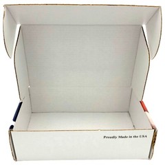 American Flag Patriotic USA Corrugated Shipping, Storage, Retail Boxes 7x4x2 Box
