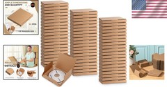 50 Pcs 5 5/8″L X 5″W X 7/16″H Cd Mailer Box Cd Shipping Boxes Corrugated Mailing