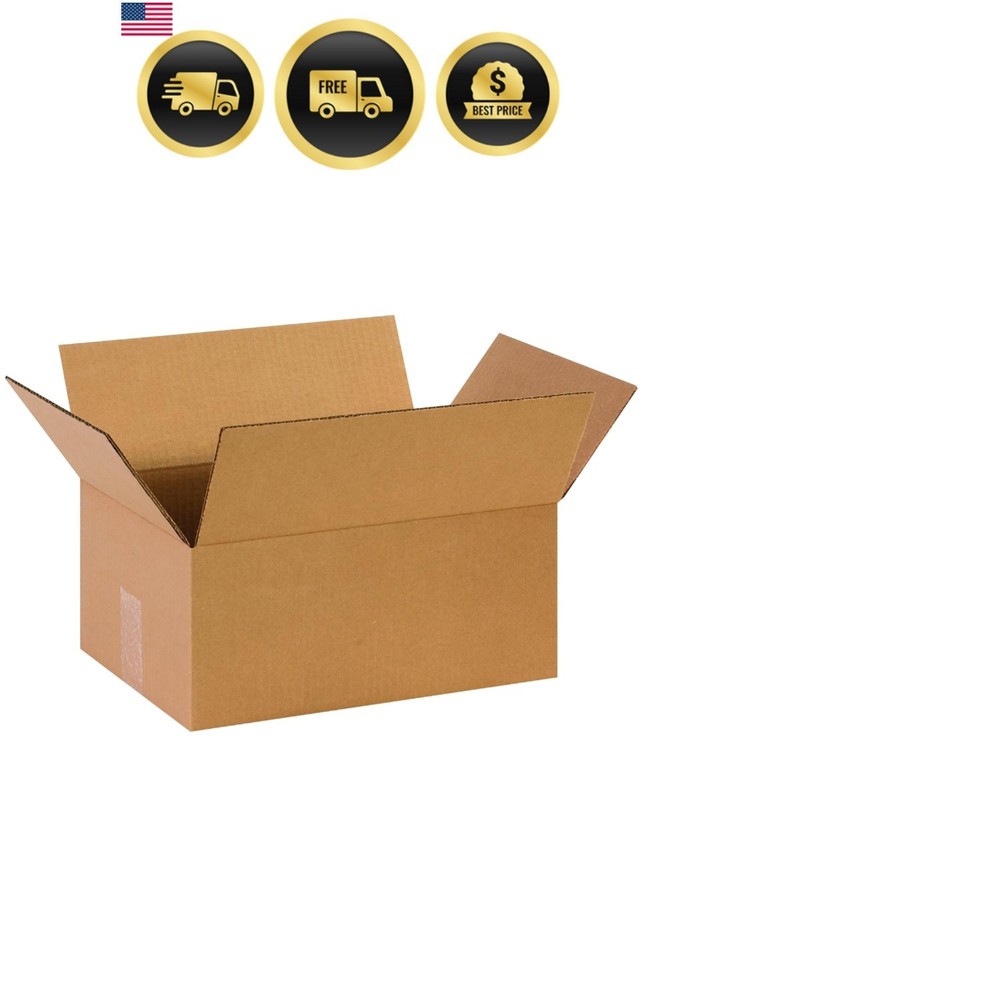 PARTNERS BRAND Moving Boxes, Medium 14″ x 10″ x 6″ 25 Pack, Corrugated Cardbo…