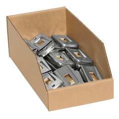 Storage Bins Medium 6″L x 12″W x 4 1/2″H 50-Pack – Corrugated Cardboard Box f…