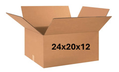 24″ x 20″ x 12″ CARDBOARD BOX – 200 lb – SINGLE BOX