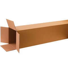 12 X 12 X 72 Corrugated Cardboard Boxes, Tall 12″L X 12″W X 72″H, Pack of 10 | S