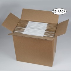 White Shipping Boxes 6x6x6 Inches Small Corrugated Cardboard Boxes, 25 Pack