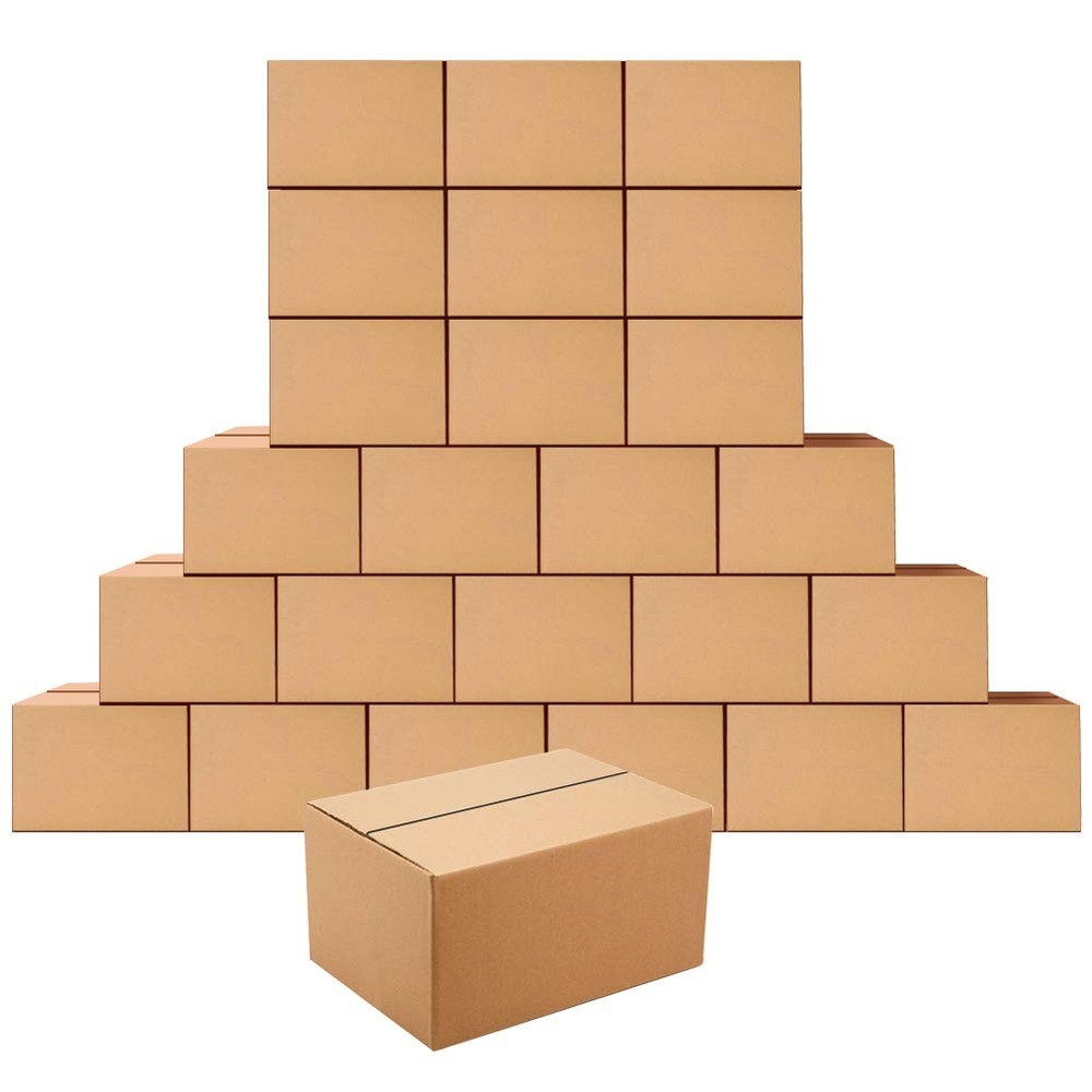 Shipping Boxes 25 Pack 10x7x5 inches Corrugated Cardboard for Package
