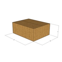 5 13x10x5 Kraft Brown Corrugated Shipping Boxes 32 ECT Single-Wall New