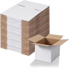 40 Pack of Durable 8x6x6 Recyclable Shipping Boxes – Ideal for Small Businesses