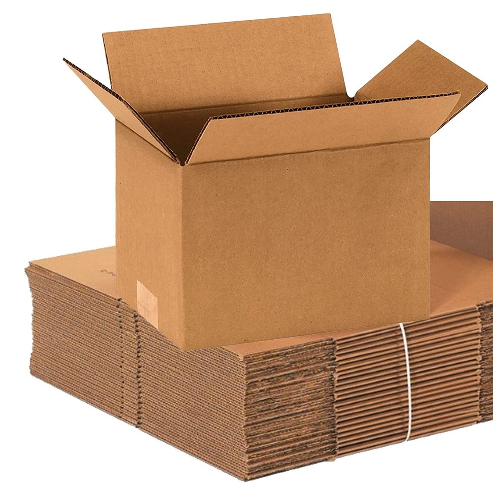 Small Shipping Boxes, 9″L x 6″W x 6″H (25-Pack) Heavy Duty Corrugated Cardboa…
