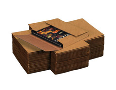 Mailer Boxes Small 9 5/8″L X 6 5/8″W X 1 1/4″H 50-Pack – Corrugated Cardboard Bo