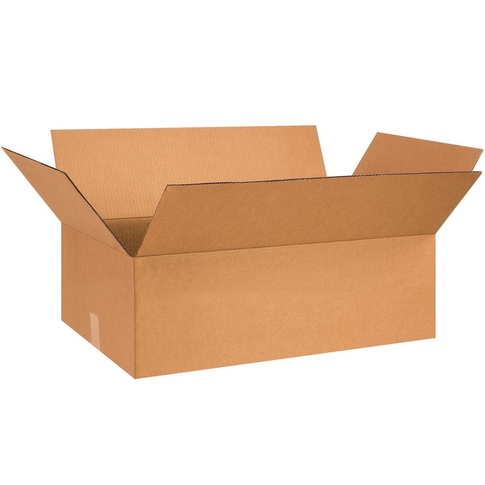 TAPE LOGIC 28x18x8 Flat Corrugated Boxes, Flat, 28L x 18W x 8H, Pack of 15 | Shi