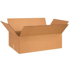 TAPE LOGIC 28x18x8 Flat Corrugated Boxes, Flat, 28L x 18W x 8H, Pack of 15 | Shi