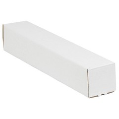 Partners Brand PM3337 Square Mailing Tubes, 3″ x 37″, Oyster White (Pack of 25)