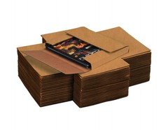 Mailer Boxes Small 9 5/8″L x 6 5/8″W x 1 1/4″H 50-Pack – Corrugated Cardboard…