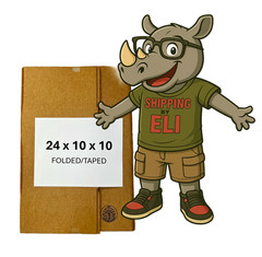 24″ x 10″ x 10″ CARDBOARD BOX – 200 lb – SINGLE BOX