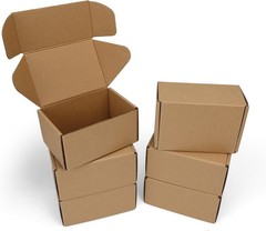 Compact & Durable Brown Shipping Boxes 6x4x3 Inch – Ideal for Gifts & Mailing