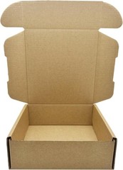 (Set of 10) 6x6x2 Inch Kraft Cardboard Shipping & Storage Boxes