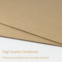 50 Pack Corrugated Cardboard Sheets, 9X12 Inch, Durable Cardboard Filler Inse…