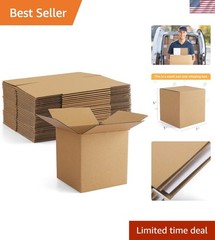 Brand New 5x5x5 Inches Brown Cardboard Mailers 25 Pack