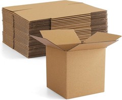 Brand New 5x5x5 Inches Brown Cardboard Mailers 25 Pack