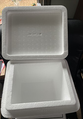 Insulated Foam Shipping Cooler Inner 8 X 6 X 9 Inner Space 11 X 9 X 12 outer