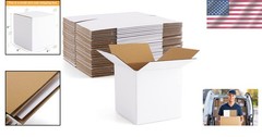 Versatile 25 Pack of 4x4x4″ Cardboard Shipping Boxes for Delicate Items