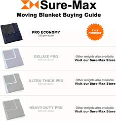 4 Moving & Packing Blankets – Pro Economy – 80″ X 72″ (35 Lb/Dz Weight) – Profes