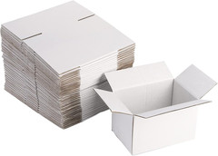 40 Pack Small Cardboard Boxes, 6 X 4 X 4 Inches Mailing Boxes, Corrugate