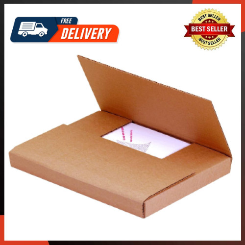 Flat Mailer Shipping Boxes 18″L X 12″W X 2″H Large 50-Pac Corrugated Cardboard