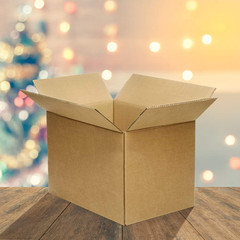 Shipping Boxes Mailers 8X6X4 Inches Corrugated Cardboard Small Packing Kraft Mo