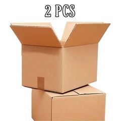 Packs 2 in shipping cartons, 27x20x20 inches, suitable for moving and mailing.