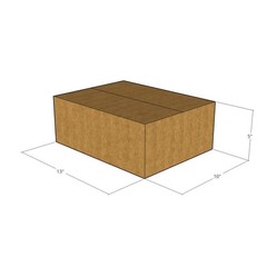 5 13x10x5 Kraft Brown Corrugated Shipping Boxes 32 ECT Single-Wall New