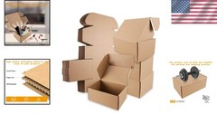 Anti-Impact Shipping Boxes, 12x9x4 Inches – Perfect for Safe Shipping
