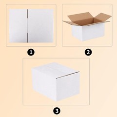 Lightweight 7x5x4 Inch Shipping Boxes – 25 Pack, Easy Assembly & Protection