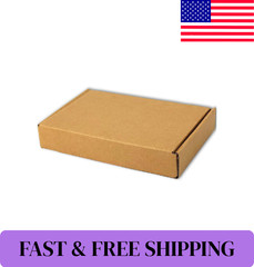 6X4X1 Inches Small Shipping Boxes Set of 50 – Brown Mailer Corrugated Cardboard