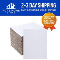 Quality 50 Pack White Cardboard Inserts 8×10 – Ideal for Mailing & Art Projects