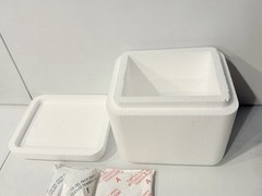 PROPAK Styrofoam Insulated Cooler Shipping Container w/ Gel Ice Packs