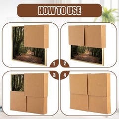 2 Sets 8 Pcs Large TV Picture Mirror Moving Boxes, 40″ x 30″ x 4″/60″ x 40″ x…