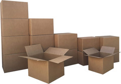 Cardboard Moving Boxes for Packing and Shipping, Medium Size, 18″