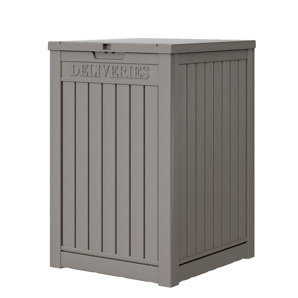 LHBGO Package Delivery Box for Outside, 48 Gallon Storage with Lockable Secur…