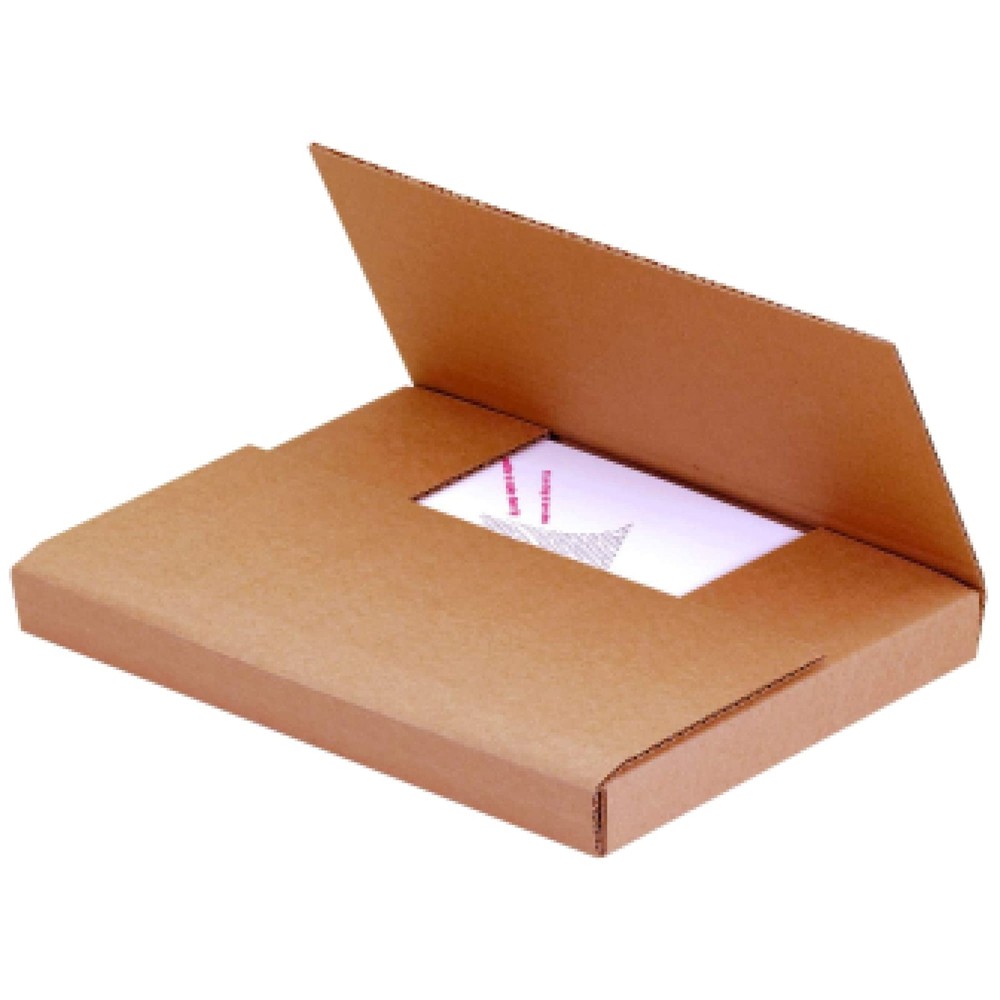 BOX USA Flat Mailer Shipping Boxes 18L x 12W x 2H Large 50-Pack | Corrugated Car
