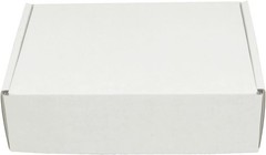 White Corrugated Shipping Boxes 6x6x2 Inch 5 Pack Cardboard Storage Packaging