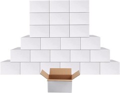 Lightweight 7x5x4 Inch Shipping Boxes – 25 Pack, Easy Assembly & Protection