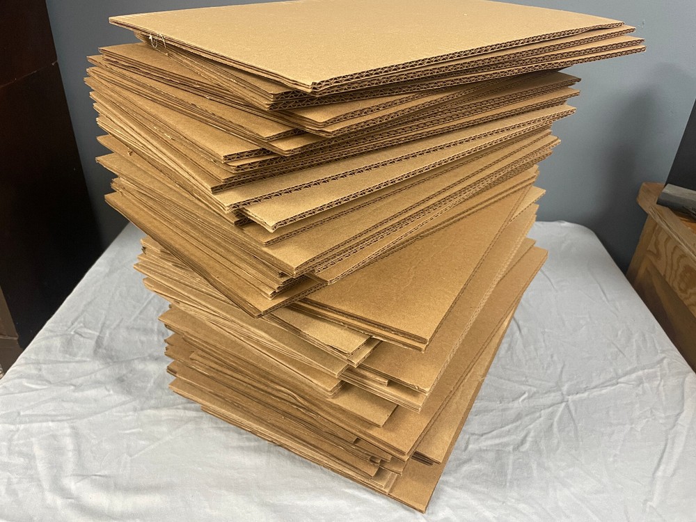 25x Quality Cardboard Sheets Corrugated Flat Packaging Pads 16 1/4″ x 10 1/2″