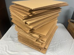 25x Quality Cardboard Sheets Corrugated Flat Packaging Pads 16 1/4″ x 10 1/2″