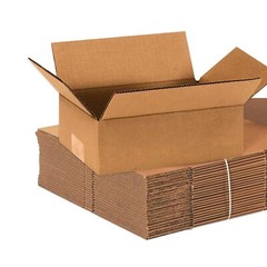 25 12x9x2 Cardboard Shipping Boxes Cartons Packing Moving Mailing Box Storage