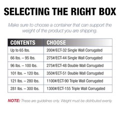 Tape Logic Shipping Boxes Flat 16″L x 16″W x 6″H, 25-Pack | Corrugated Cardboard