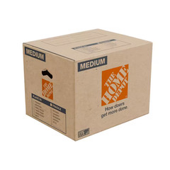 Medium Moving, Shipping, Packing Box with Handles (30 Pack)